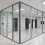 Огнестойкая алюминиевая перегородка 2-го типа