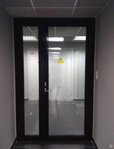 Противопожарный витраж 2 типа из алюминиевого профиля / серия FRM7189